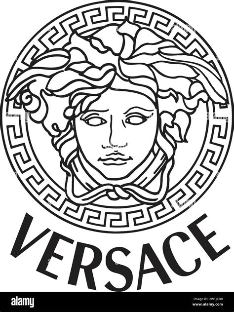 versace black and white.